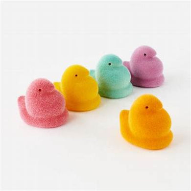 Flocked Peeps 6
